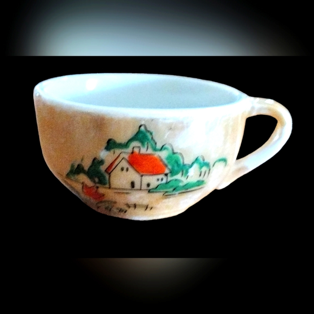 Vintage Lusterware Tea Cup